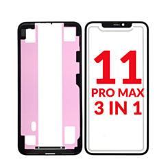 Order the 3-in-1 set with Front Glass, Frame, and OCA for iPhone 11 Pro Max, G Plus OCA Pro.