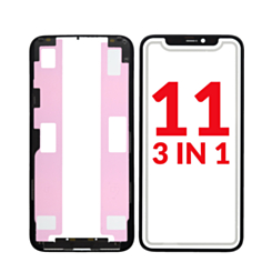 Buy the 3-in-1 Front Glass, Frame, and OCA Premium for iPhone 11, G+ OCA Pro.