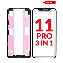 Grab the wholesale deals on the 3-in-1 premium front glass, frame, and OCA set for iPhone 11 Pro G+ OCA Pro.