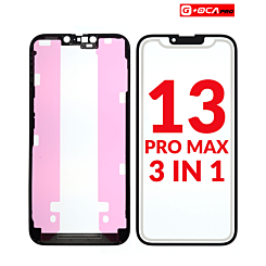 Stock up on the 3in1 Front Glass + Frame + OCA Premium for iPhone 13 Pro Max G+ Oca Pro.
