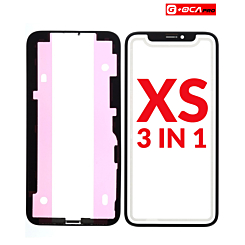 Buy the premium 3-in-1 for iPhone XS with front glass, frame, and G+ OCA Pro.
