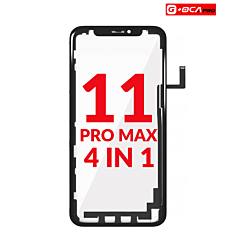 Grab the wholesale deals on the 4-in-1 set with Front Glass, Frame, Long Touch, and OCA for iPhone 11 Pro Max, G Plus OCA Pro.