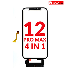 Purchase the 4-in-1 front glass, frame, short touch, and OCA with IC for iPhone 12 Pro Max, G Plus OCA Pro.












