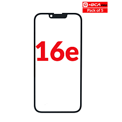 Front Glass with OCA (Pack of 5) for iPhone 16e (G+ Oca Pro)