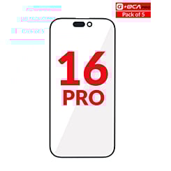 Stock up on the Front Glass with OCA for iPhone 16 Pro, G+ OCA Pro, in a pack of 5.