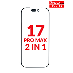 G+Oca Pro Front Glass with OCA for iPhone 17 Pro Max (Pack of 5) (2in1)