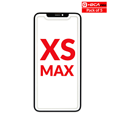 Buy the Front Glass with OCA for iPhone XS Max, pack of 5, G+ OCA Pro.