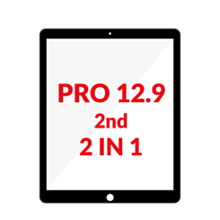 G+ OCA PRO 2-in-1 (Front Glass + OCA) for iPad Pro 12.9" (2nd Gen 2017) (BLACK)