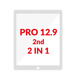G+ OCA PRO 2-in-1 (Front Glass + OCA) for iPad Pro 12.9" (2nd Gen 2017) (WHITE)