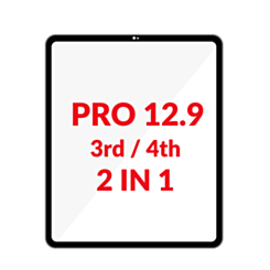 G+ OCA PRO 2-in-1 (Front Glass + OCA) for iPad Pro 12.9" (3rd Gen 2018 / 4th Gen 2020) (BLACK)