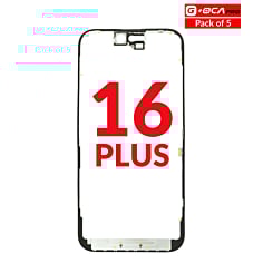 Shop the Metal Frame, Pack of 5 for iPhone 16 Plus, G+ OCA Pro.