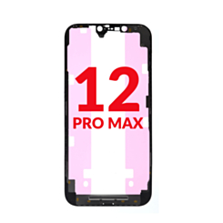 Buy the premium metal frame, pack of 5, for iPhone 12 Pro Max, G Plus OCA Pro.






