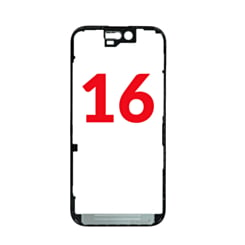 Shop the premium set of 5 metal frames for iPhone 16 G Plus OCA Pro.