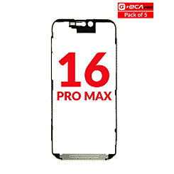 Metal Frame (Pack of 5) (Premium) for iPhone 16 Pro Max(G+ Oca Pro)