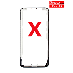 Order the premium metal frame pack of 5 for iPhone X, G+ OCA Pro.