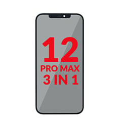 Order the 3-in-1 front glass, polarizer film, and OCA for iPhone 12 Pro Max.






