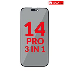 Purchase the 3-in-1 set with front glass, polarizer film, and OCA for iPhone 14 Pro.
