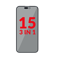 Buy the 3-in-1 front glass with polarizer film and OCA for iPhone 15.