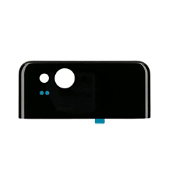 Back Glass with Adhesive for Google Pixel 2 (BLACK)