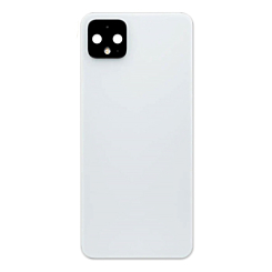Back Cover for Google Pixel 4 (CLEARLY WHITE) (Service Pack)