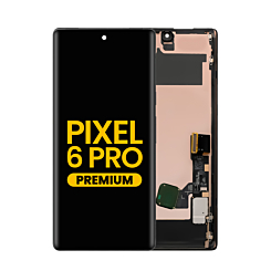 OLED Assembly with Frame for Google Pixel 6 Pro (With Fingerprint Sensor) (Premium)