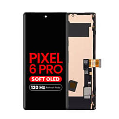 OLED Assembly with Frame for Pixel 6 Pro (Without Fingerprint Sensor) (Aftermarket Pro Soft Oled / 120HZ)