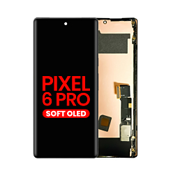 OLED Assembly with Frame for Google Pixel 6 Pro (Without Fingerprint Sensor) (Aftermarket OLED)