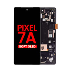 OLED Assembly with Frame for Pixel 7A (Without Fingerprint Sensor) (Aftermarket OLED)