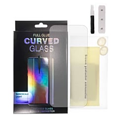 Full Glue Tempered Glass for with Nano Liquid & Install Kit & UV Light for Pixel 7 Pro (Case Friendly / 3D Curve / 1 Piece)