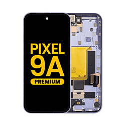OLED Assembly with Frame (With Fingerprint Sensor) for Google Pixel 9A (IRIS) (Premium)