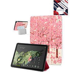 Old Style Notebook Design Case for Google Pixel Tablet 11'' (2024) - CHERRY BLOSSOMS (Only Ground Shipping)