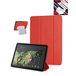 Smart Shockproof Stand Case for Google Pixel Tablet 11'' (2024) - RED (Only Ground Shipping)