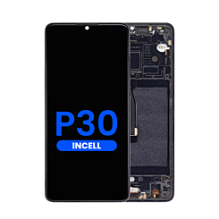 LCD Assembly with Frame for Huawei P30 (BLACK) (Aftermarket Incell)