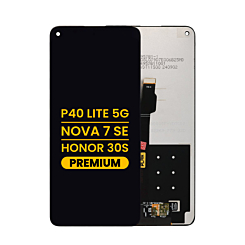 OLED Assembly without Frame for Huawei P40 Lite 5G / Nova 7 SE / Honor 30S (BLACK) (Premium)