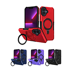 Hard PC Shockproof Case w /Ring Holder for Galaxy A06 (Only Ground Shipping)