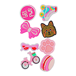 Fashion Charms Set for Handle Cases (8 Piece Set) - GIRL 1 (Only Ground Shipping)