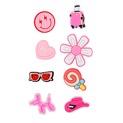 Fashion Charms Set for Handle Cases (8 Piece Set) - GIRL 2 (Only Ground Shipping)