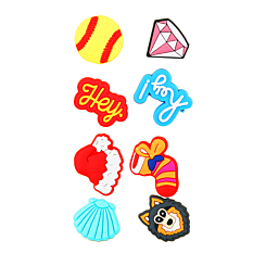 Fashion Charms Set for Handle Cases (8 Piece Set) - MIX 3 (Only Ground Shipping)