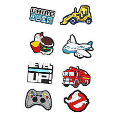 Fashion Charms Set for Handle Cases (8 Piece Set) - BOY 4 (Only Ground Shipping)