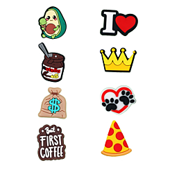 Fashion Charms Set for Handle Cases (8 Piece Set) - MIX 6 (Only Ground Shipping)