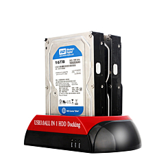 Hard Disk Adapter USB 3.0 + SATA to IDE + Card Reader