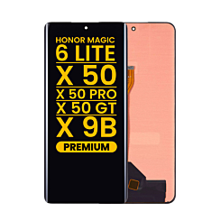 OLED Assembly without Frame for Honor Magic6 Lite / X50 / X50 Pro / X50 GT / X9b (Premium)
