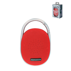 Splash HOOK - Portable Speaker with Clip - RED (Only Ground Shipping)
