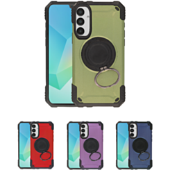 Hybrid Tuff Case with Magnetic Kickstand for Galaxy A14 4G / 5G (Only Ground Shipping)
