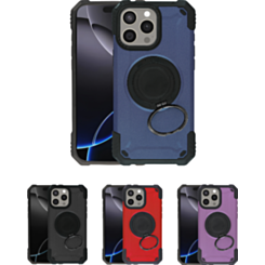 Hybrid Tuff Case with Magnetic Kickstand for iPhone 14 Pro Max (Only Ground Shipping)