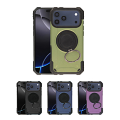 Hybrid Tuff Case with Magnetic Kickstand for iPhone 17 Pro Max (Only Ground Shipping)