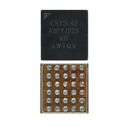 Purchase the Audio Amplifier IC for Samsung S10E, S10 Plus, 5G, S20 FE, S21 5G, S20 Ultra, S22, S22 Ultra, Note 10, Note 10 Plus 5G, and Note 20 5G, CS35L40.
