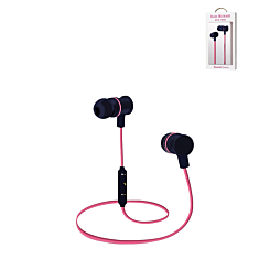 Bluetooth Earbuds - PINK STRIPE & GRAY (Only Ground Shipping)