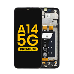 Purchase the LCD Assembly with Frame in Black for Galaxy A14 5G A146U 2023, Premium.
