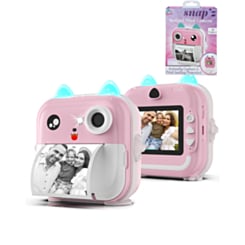 SNAP'Z Instant Print Digital Camera (12 Mpx) with Sticker Roll (PINK) (Only Ground Shipping)